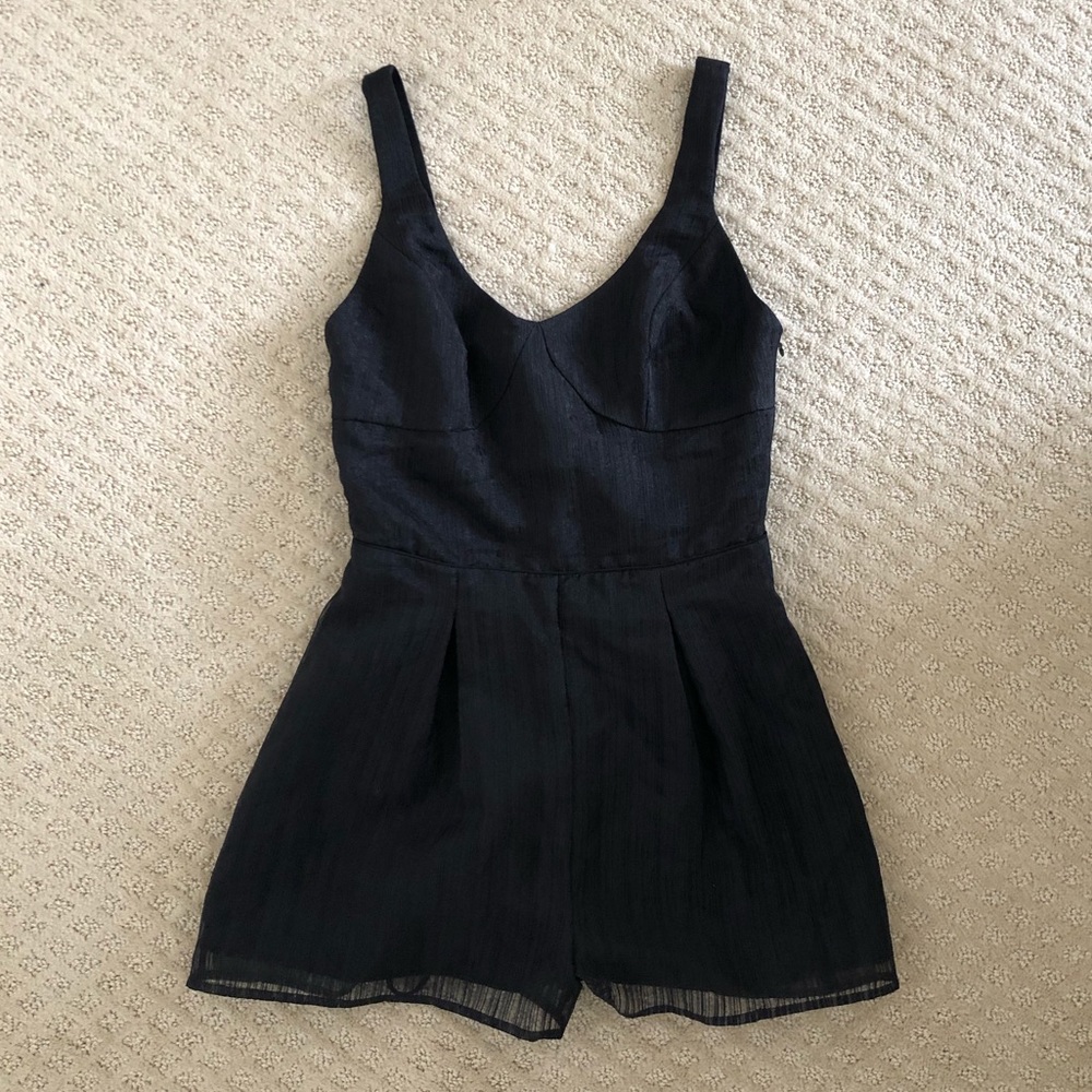 BCBG black romper